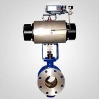 Pneumatic V ball valve