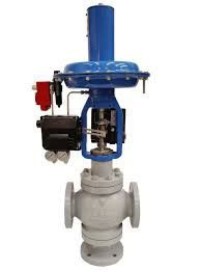 Pneumatic three-way shut-off valve