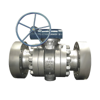 Forged steel API flanged ball valve