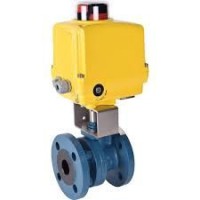 Electric V-ball valve
